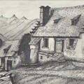 Village argent dessin aux alentours de sait beat haute garonne